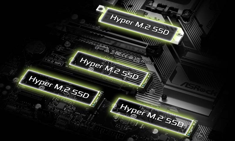 PCIe Gen4 x4 for SSD